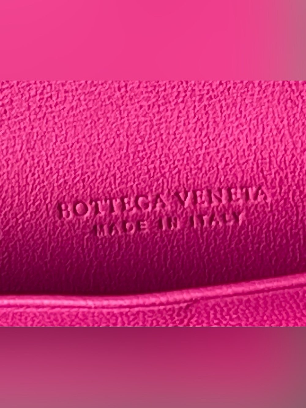 LIKE NEW BOTTEGA VENETA INTRECCIATO CONTINENTAL NAPPA LEATHER DEEP PINK WALLET - Picture 16 of 17